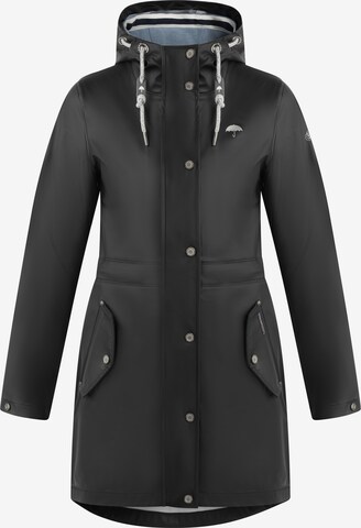 Schmuddelwedda Функционално палто в черно: отпред