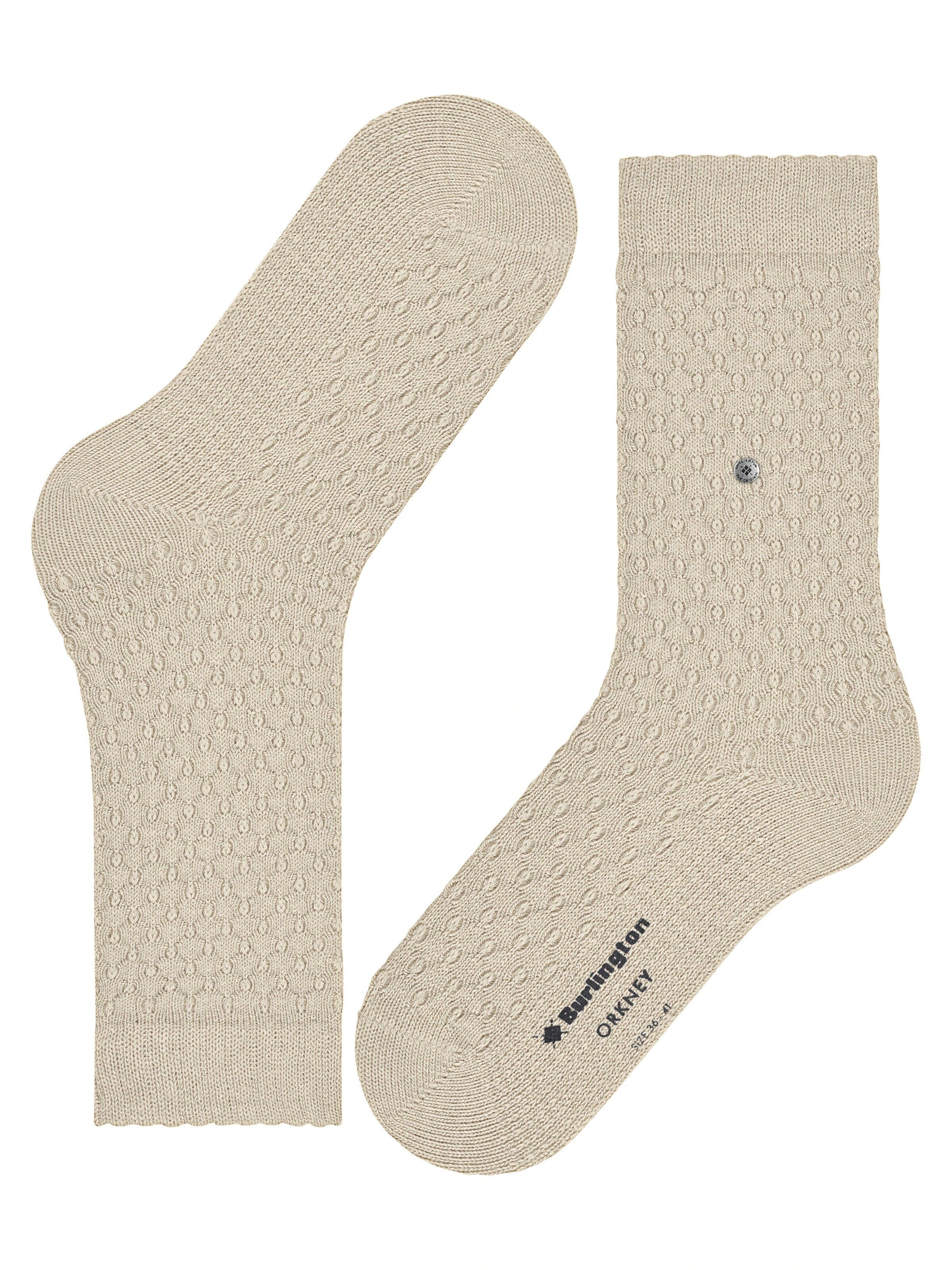 BURLINGTON Socken 'Orkney' in Beige