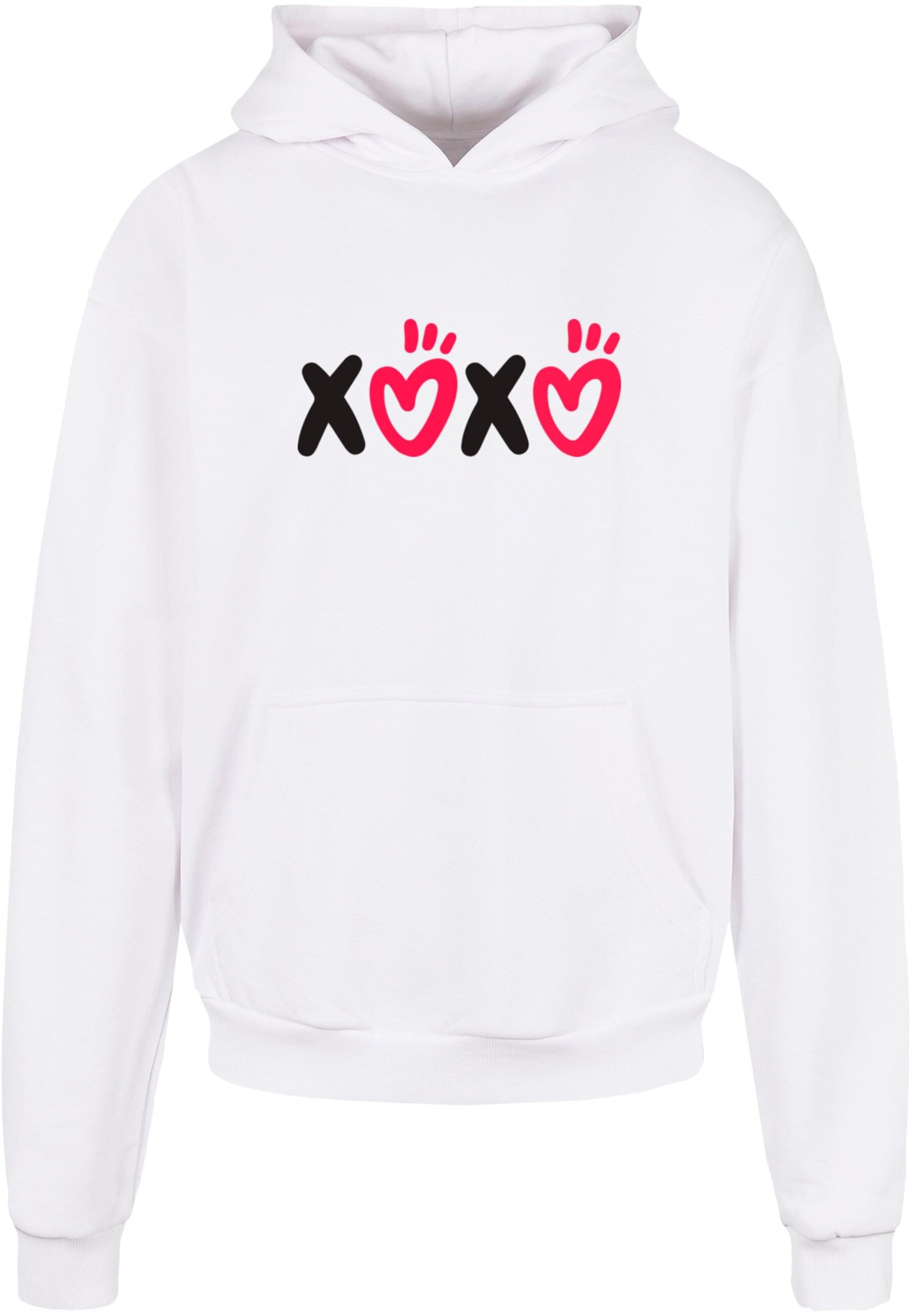 Sweat-shirt ' Valentines Day - XOXO' Merchcode en blanc : devant