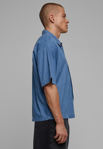 Urban Classics Comfort Fit Hemd in Blau