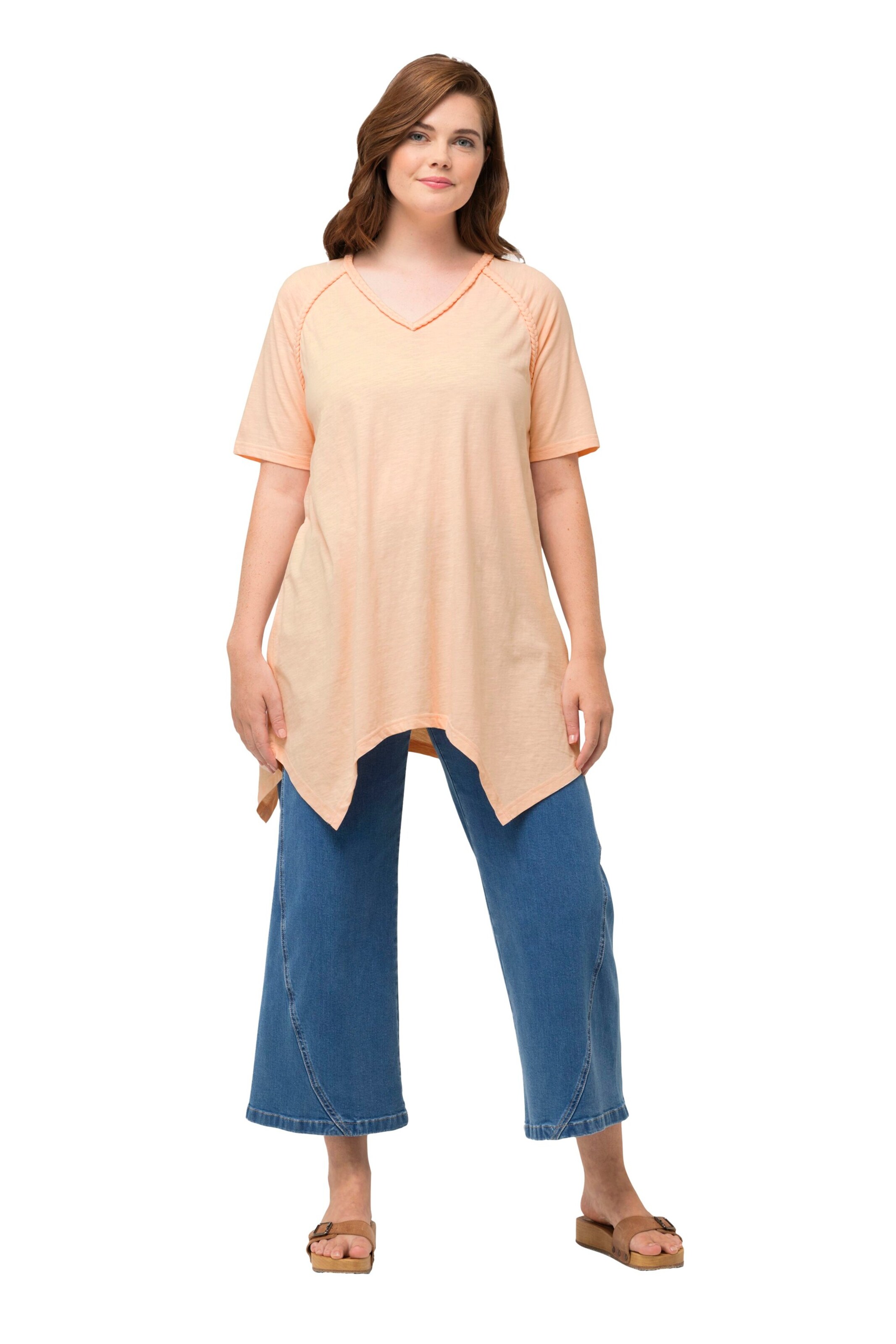 T-shirt Ulla Popken en orange