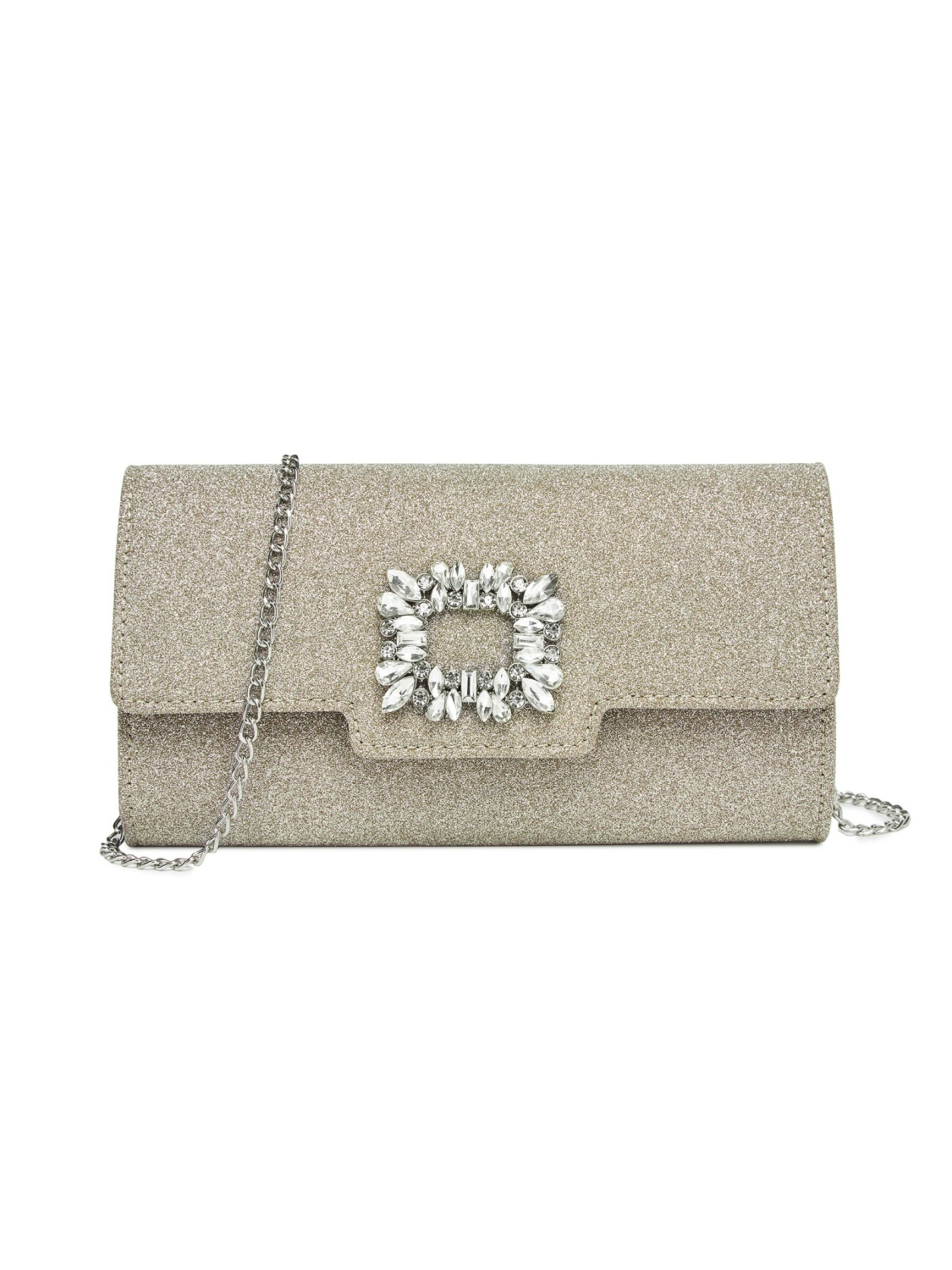 Miss Lulu Clutch‌‌‌‌‌‌‌‌‌ in Silber: Vorderseite