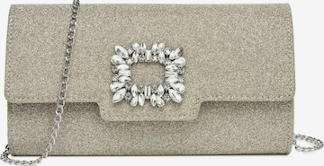 Miss Lulu Clutch in Silber: Vorderseite
