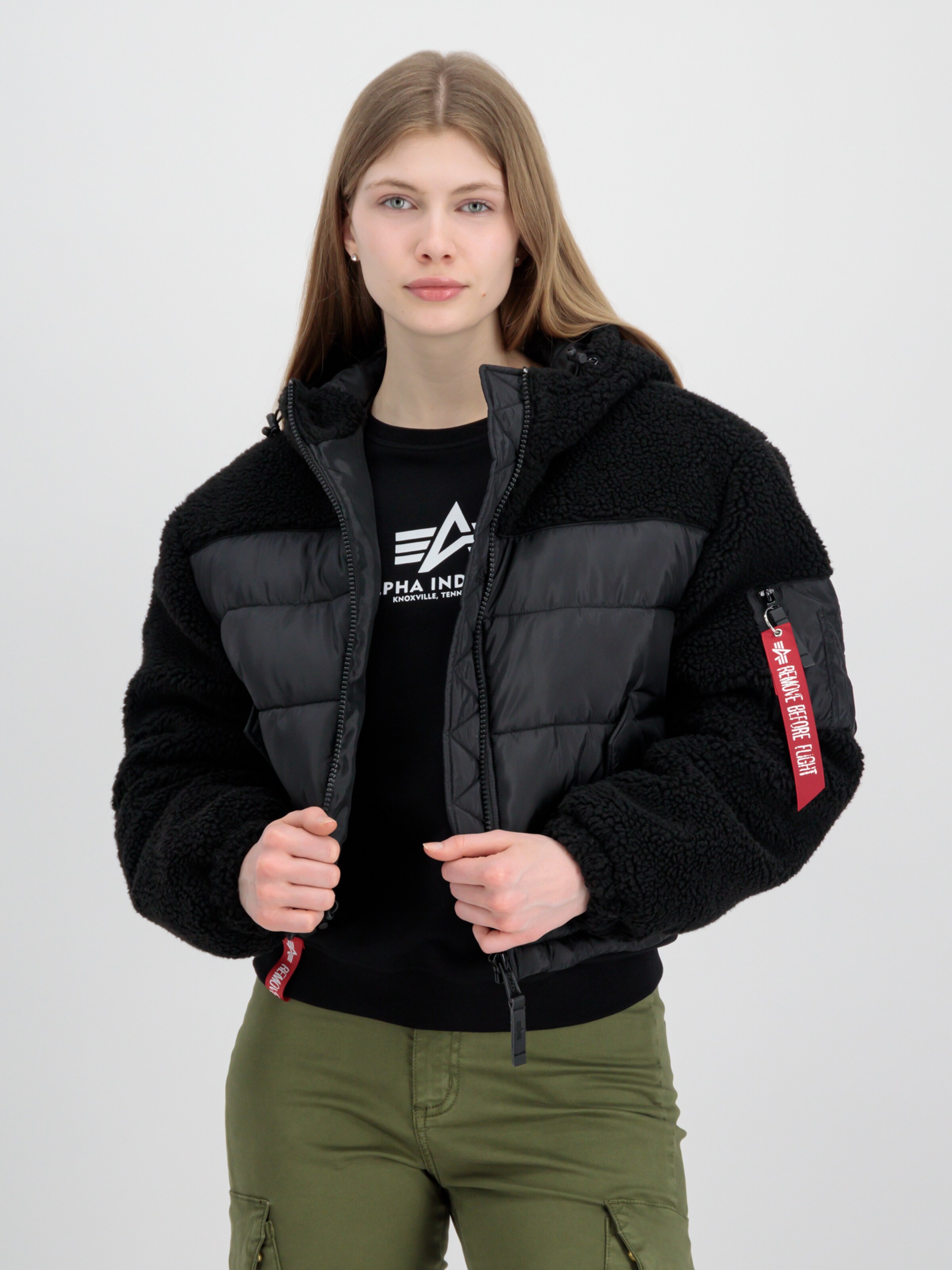 ALPHA INDUSTRIES Zimska jakna v Antracit ABOUT YOU