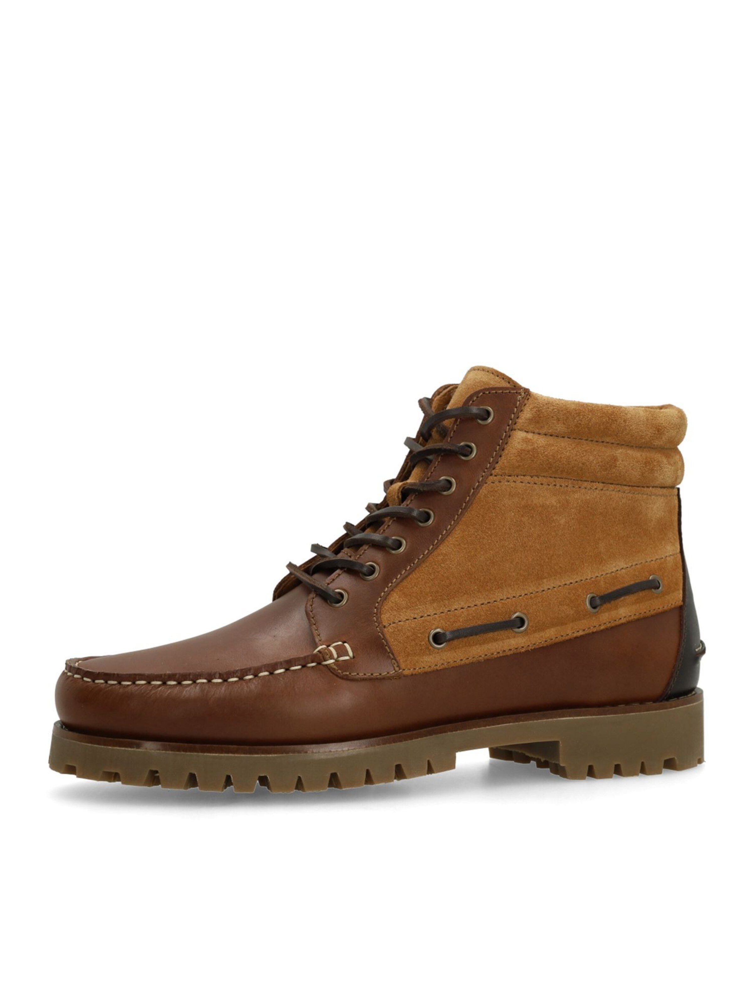 MANFIELD Schnürboots in Braun: Vorderseite