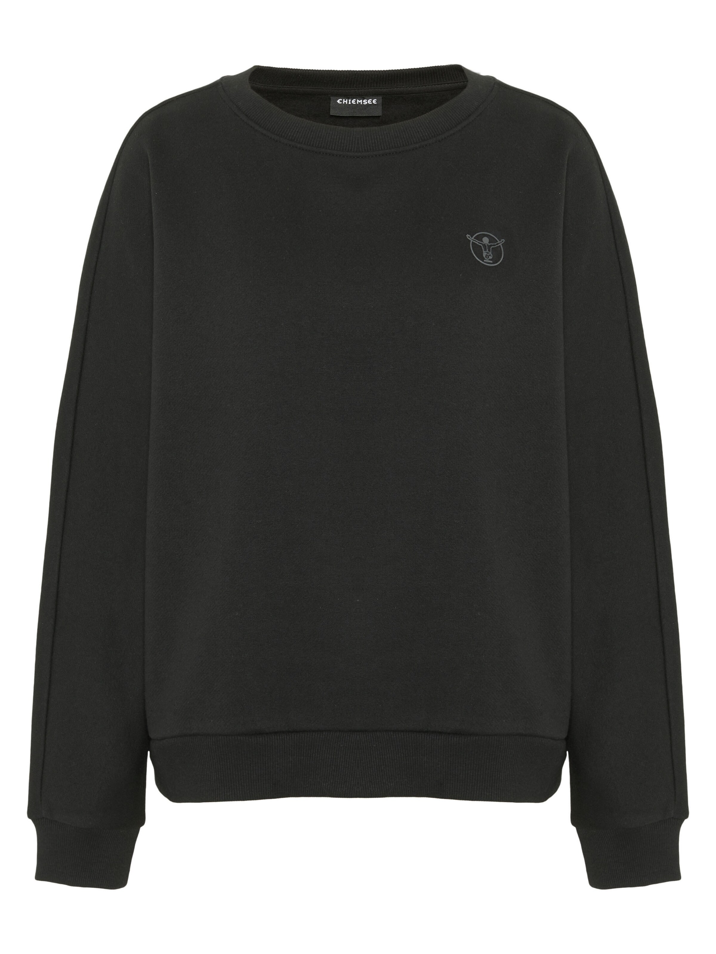 CHIEMSEE Sweatshirt in Black: front