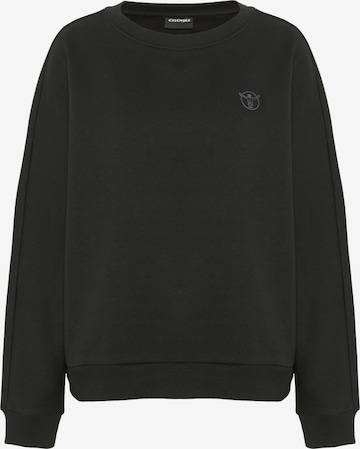 CHIEMSEE Sweatshirt in Schwarz: Vorderseite