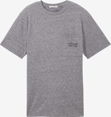 T-Shirt TOM TAILOR en gris : devant