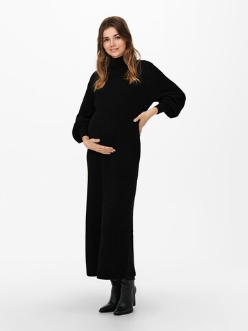 Rochie tricotat 'Lucca' de la Only Maternity pe negru