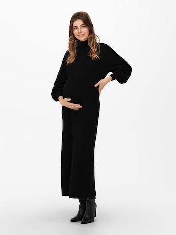 Only Maternity Knitted dress 'Lucca' in Black