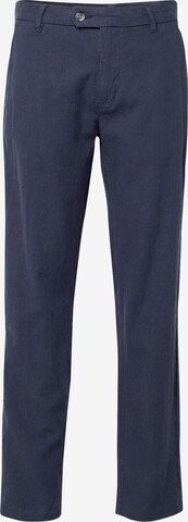 Pantalon chino Lindbergh en bleu : devant