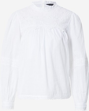 Chemisier Dorothy Perkins en blanc : devant