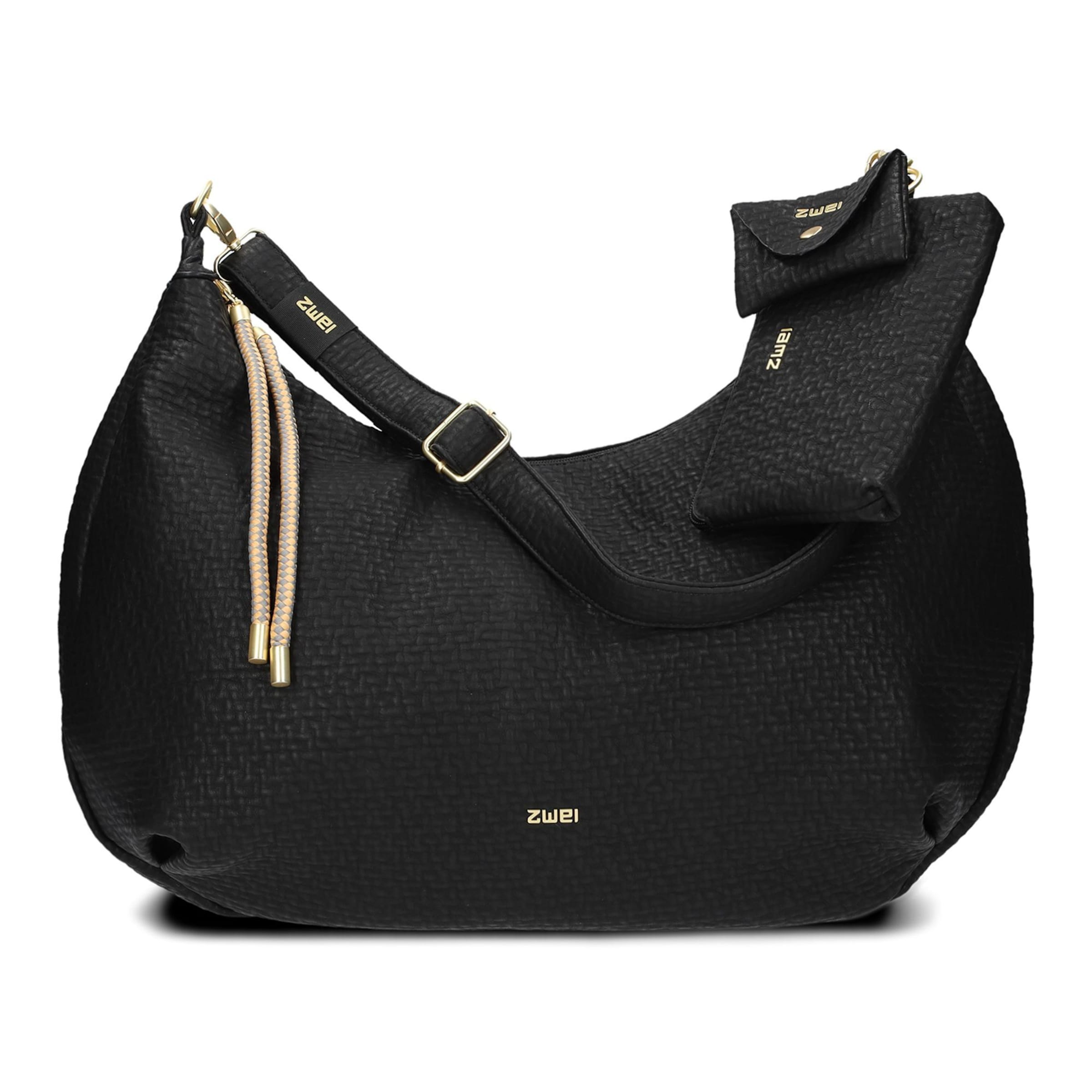 ZWEI Shoulder Bag 'Lola' in Black: front