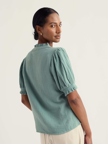 Seasalt Cornwall Blouse 'Shore Path' in Blauw