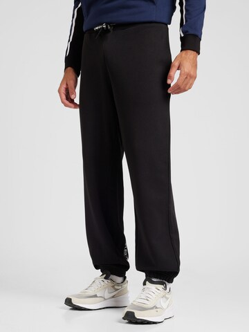 EA7 Emporio Armani Tapered Broek in Zwart: voorkant