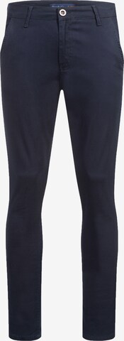 Rock Creek Slim fit Chino Pants in Blue: front