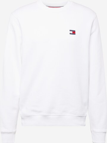 Sweat-shirt Tommy Jeans en blanc : devant