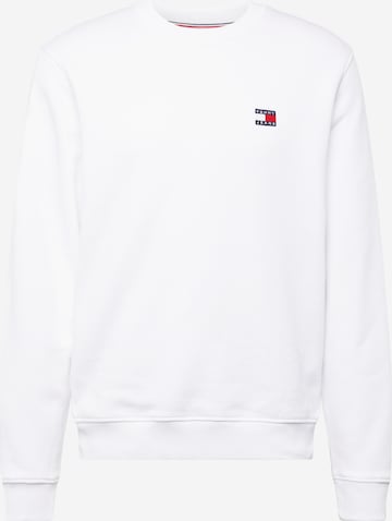 Tommy Jeans Sweatshirt in White: front