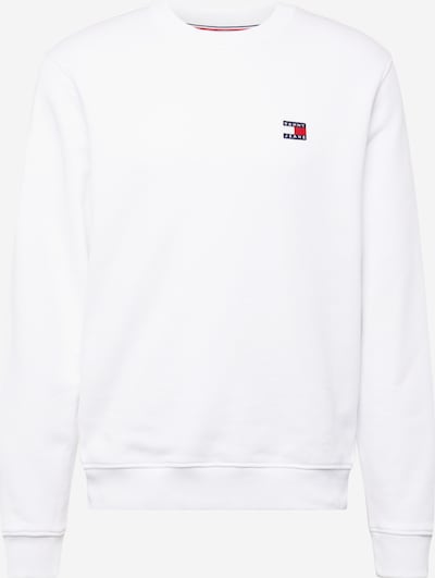 Tommy Jeans Sweatshirt in de kleur Navy / Rood / Offwhite, Productweergave