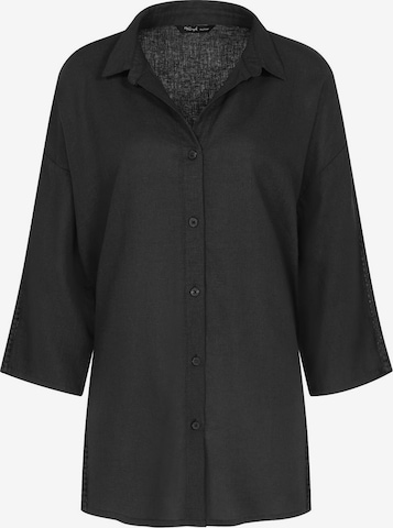 TRIUMPH Beach-Hemd ' Red Label Summer Wear ' in Schwarz: Vorderseite