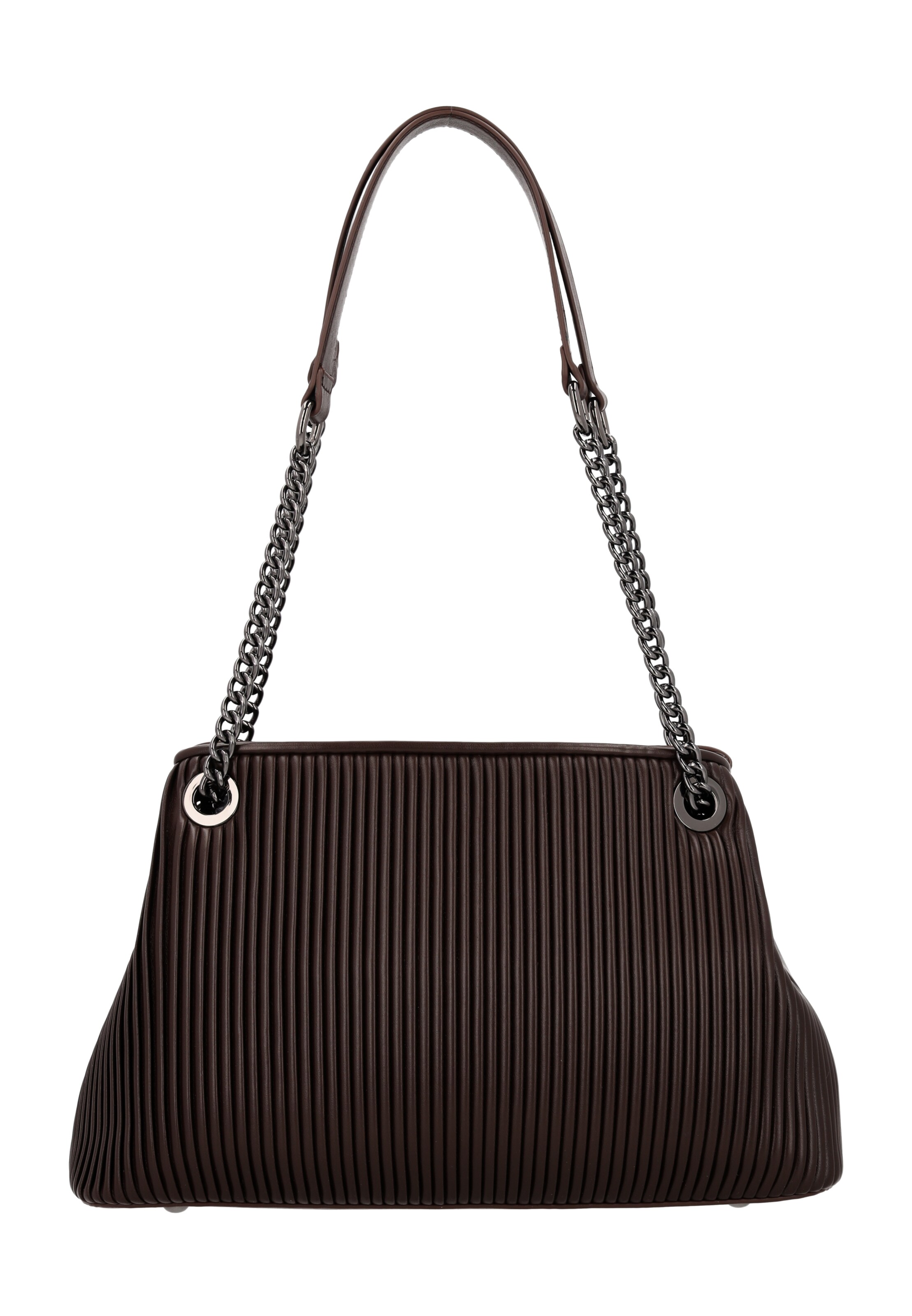 FELIPA - Mala de ombro em castanho: frente