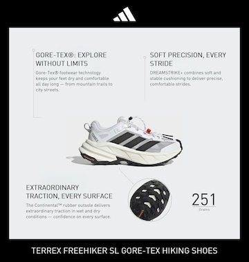 ADIDAS TERREX - Zapatos bajos 'Freehiker SL' en blanco