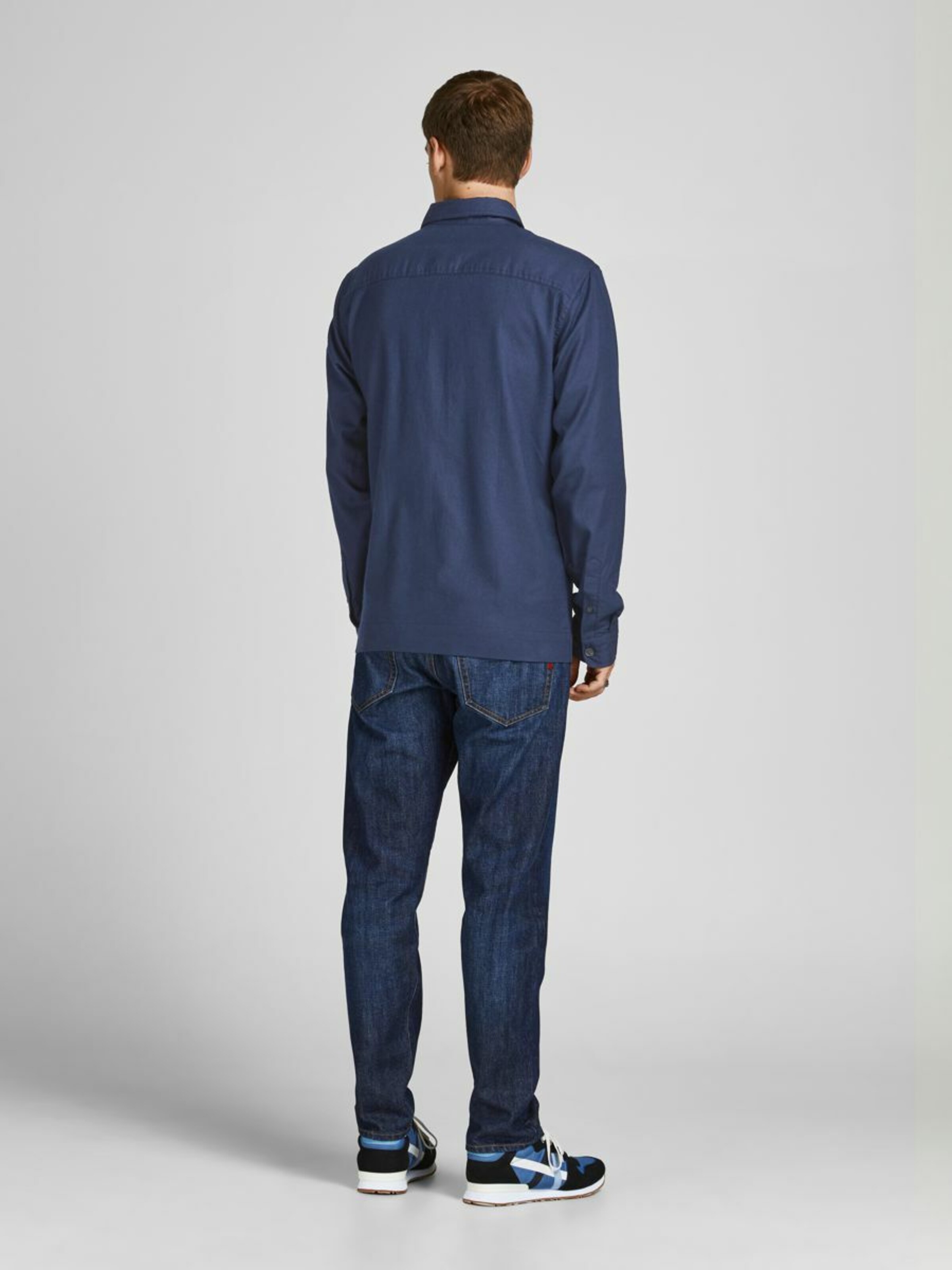 Männer Hemden JACK & JONES Hemd in Dunkelblau - BN68612 Männer Hemden JACK & JONES Hemd in Dunkelblau - BN68612