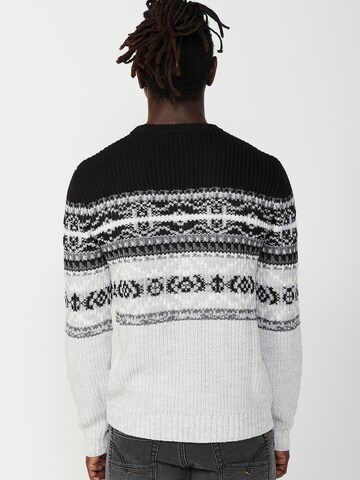 KOROSHI Pullover in Schwarz