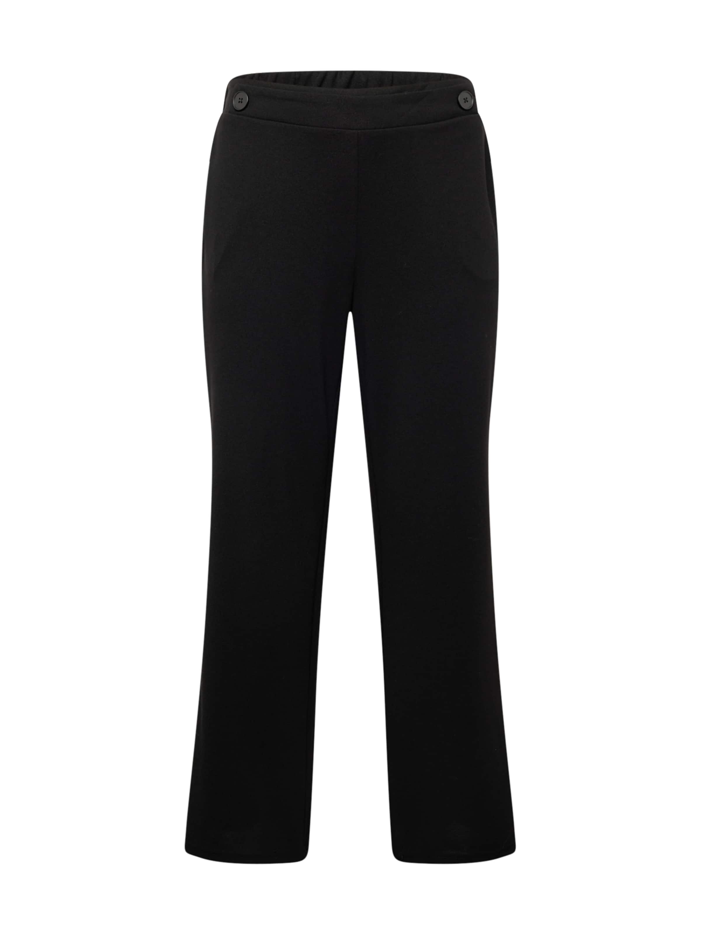 Wide leg Pantaloni di Vero Moda Curve in nero: frontale
