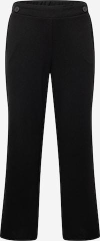 Vero Moda Curve - Pierna ancha Pantalón en negro: frente