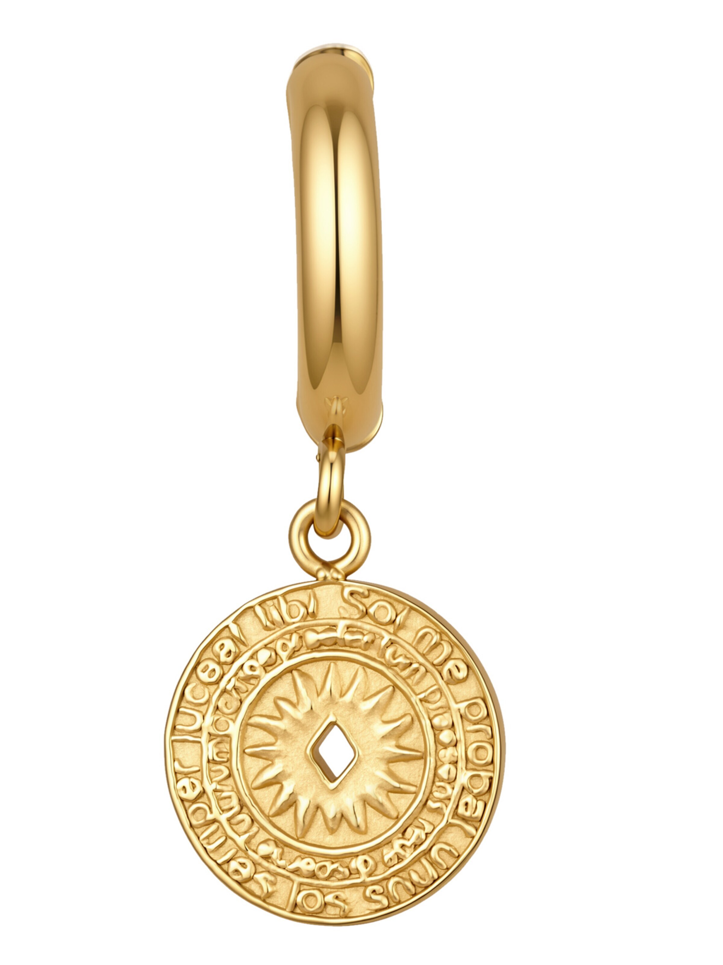 day berlin Earrings 'Sun' in Gold: front