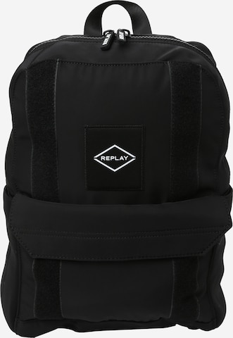 REPLAY - Mochila em preto: frente