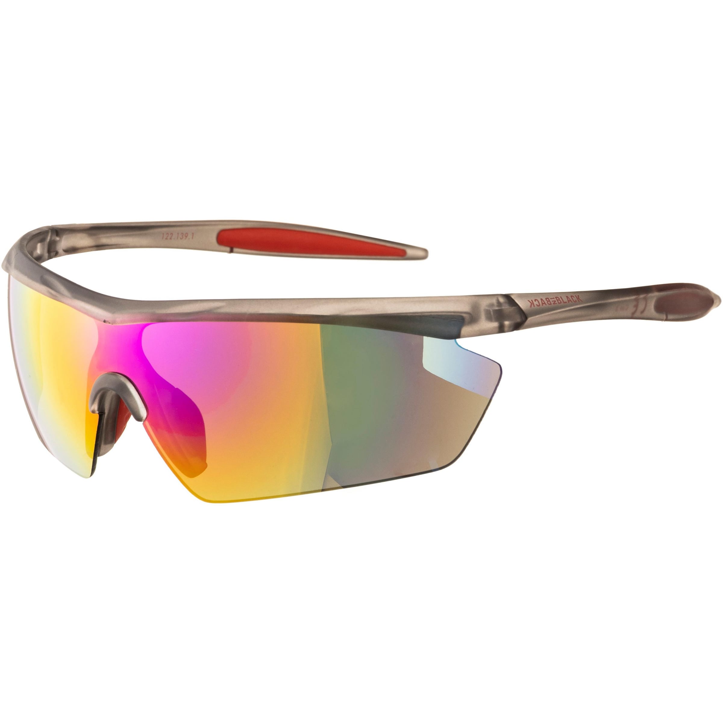 BACK IN BLACK Eyewear Sportsonnenbrille in Mischfarben: Vorderseite
