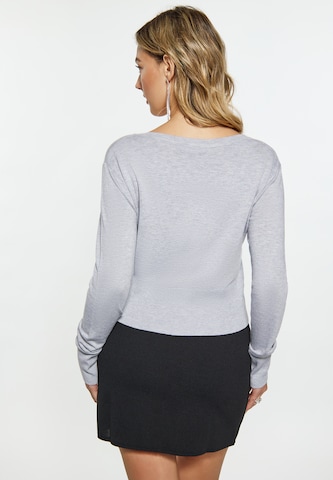 faina Knit Cardigan in Grey