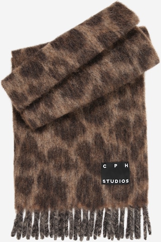 Copenhagen Studios Scarf in Brown: front