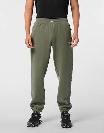 Tapered Pantaloni di Plein Sport in verde: frontale