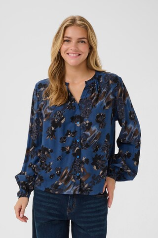 Cream Blouse 'CRTiah' in Blue: front