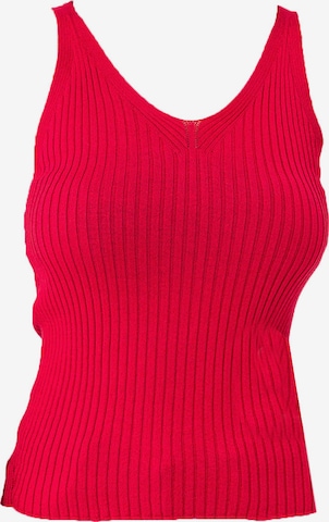 Top in maglia di Dandalo in rosso: frontale