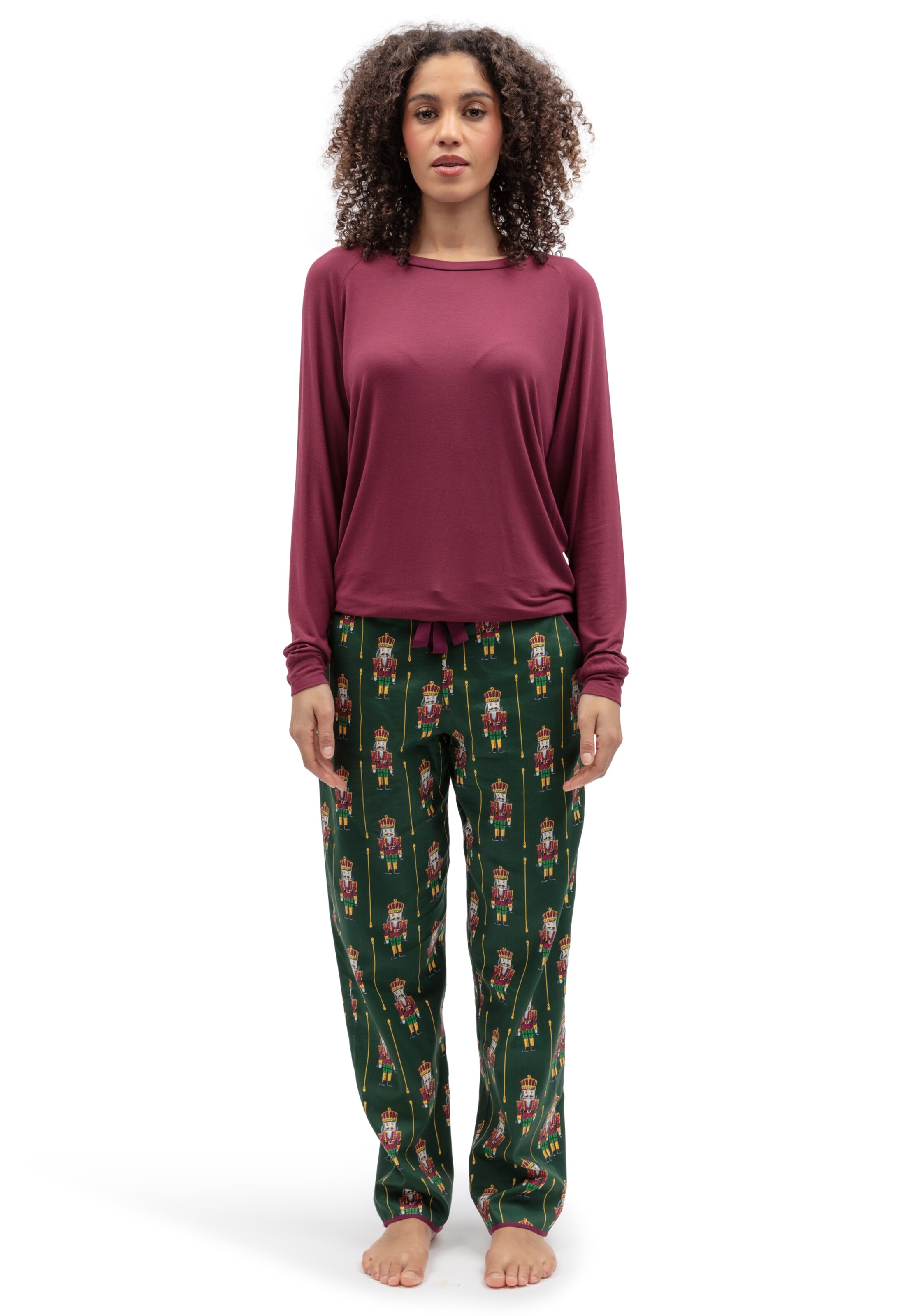 Chemise de nuit 'Blush Botanica' Cyberjammies en violet