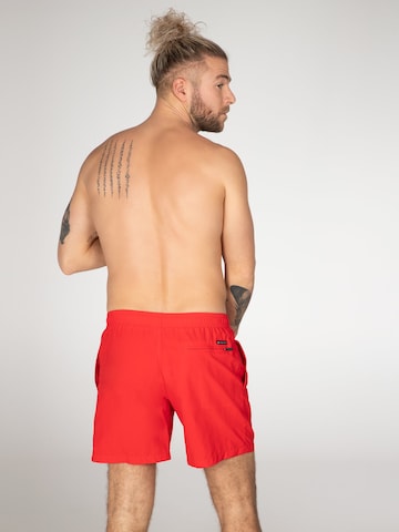 PROTEST Badeshorts 'FAST' in Rot