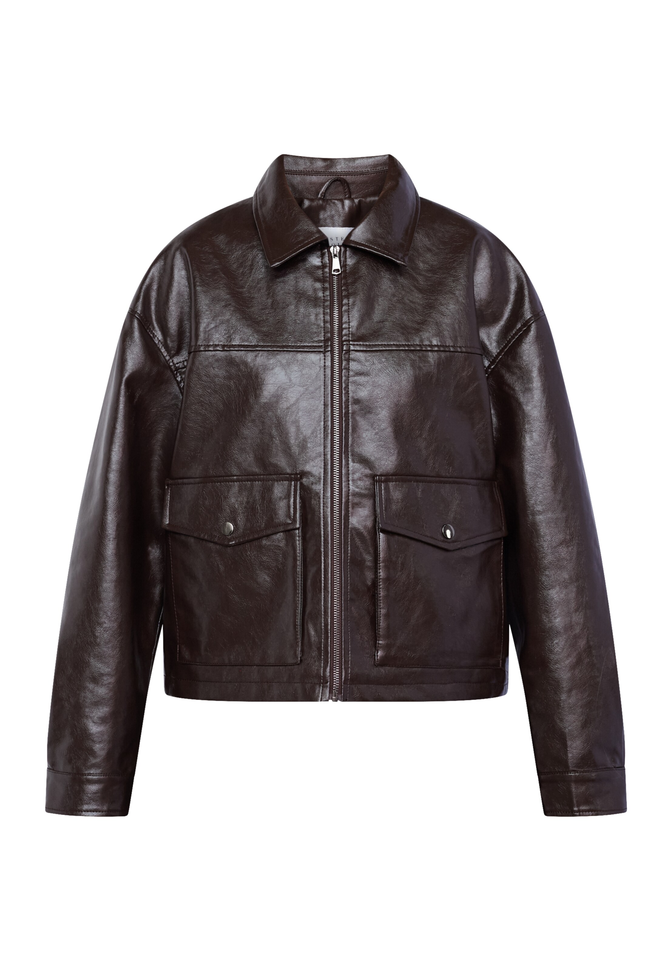 SISTERS POINT Jacke 'LORO-JA1' in S-M in dunkelbraun, Produktansicht