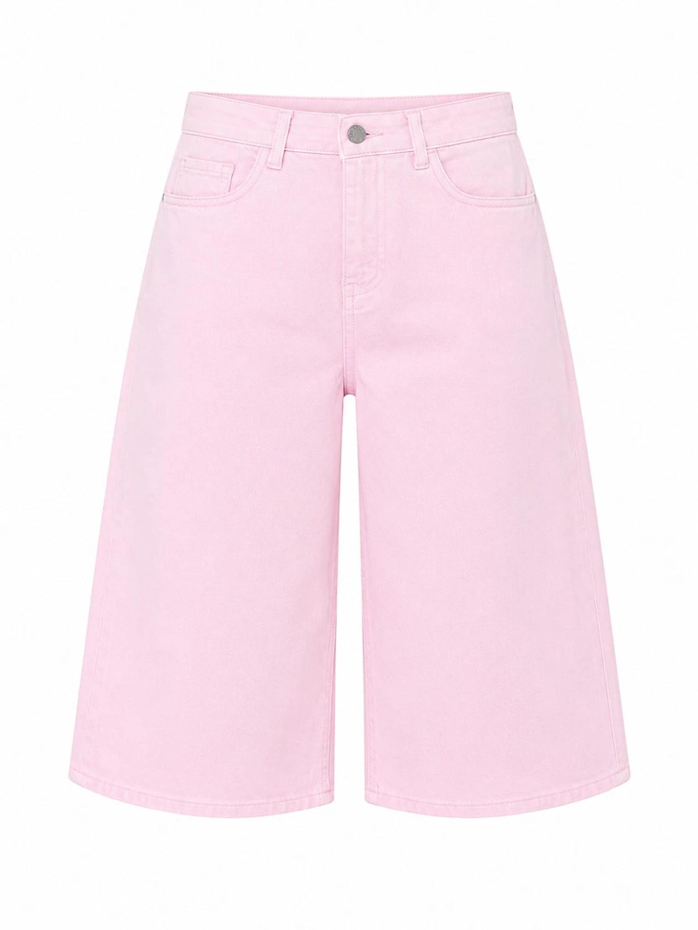 IT'S BASIC Baggy Jeans 'BAGGY BERMUDA SHORT'‌‌‌‌ in Pink