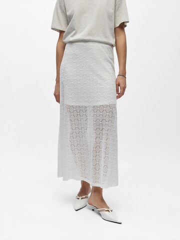 Jupe 'OBJChatlene' OBJECT en blanc : devant