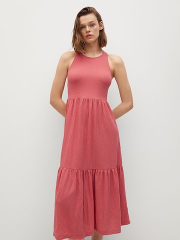 MANGO Summer Dress 'CASIMIRA' in Orange: front