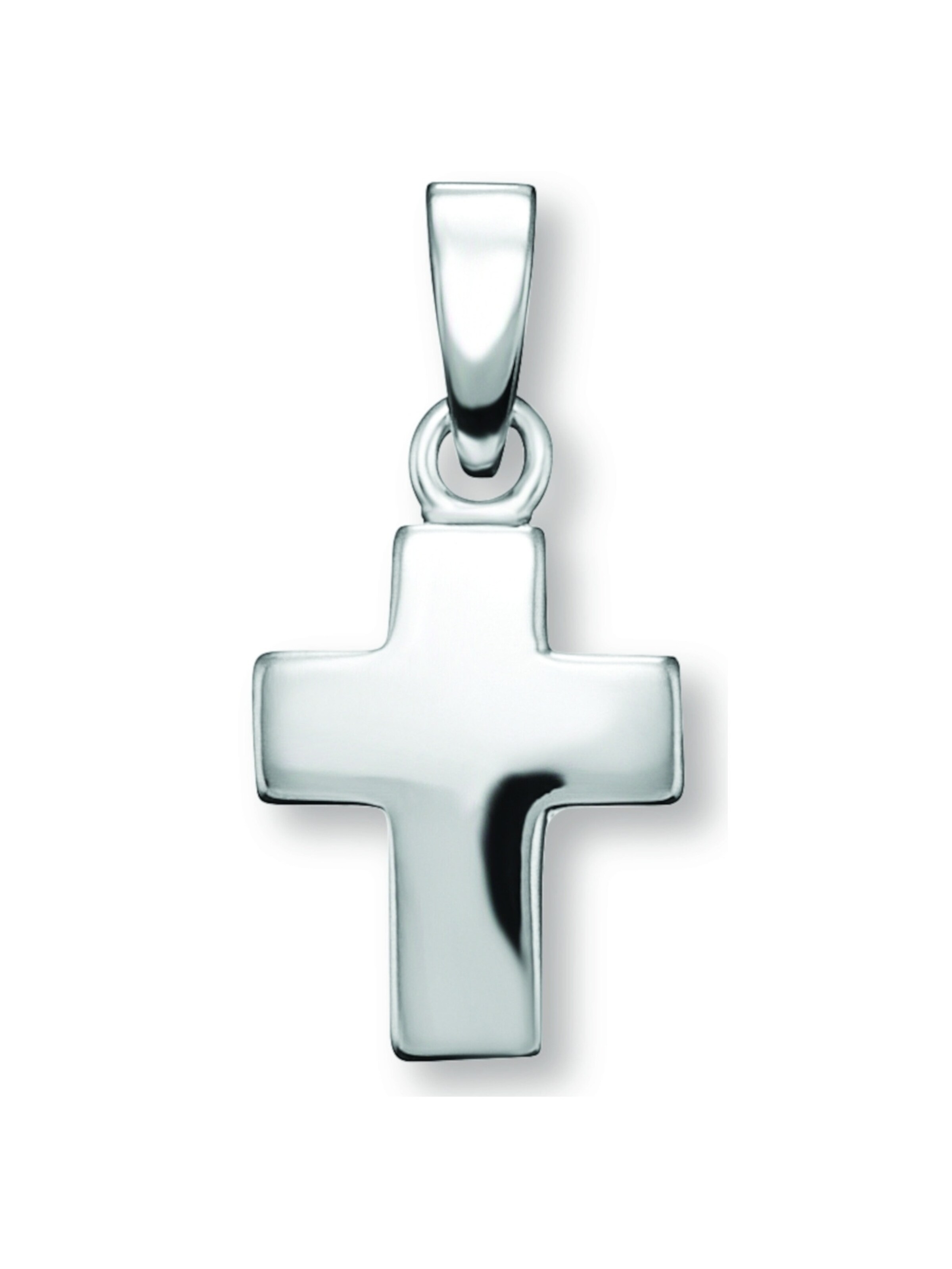 ONE ELEMENT Pendant 'Kreuz' in Silver: front