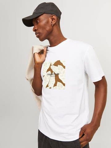 JACK & JONES Bluser & t-shirts 'Sequoia' i hvid