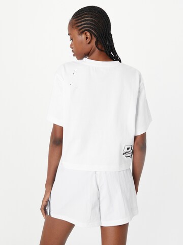 T-shirt fonctionnel 'Scribble Embroidery ' ADIDAS SPORTSWEAR en blanc