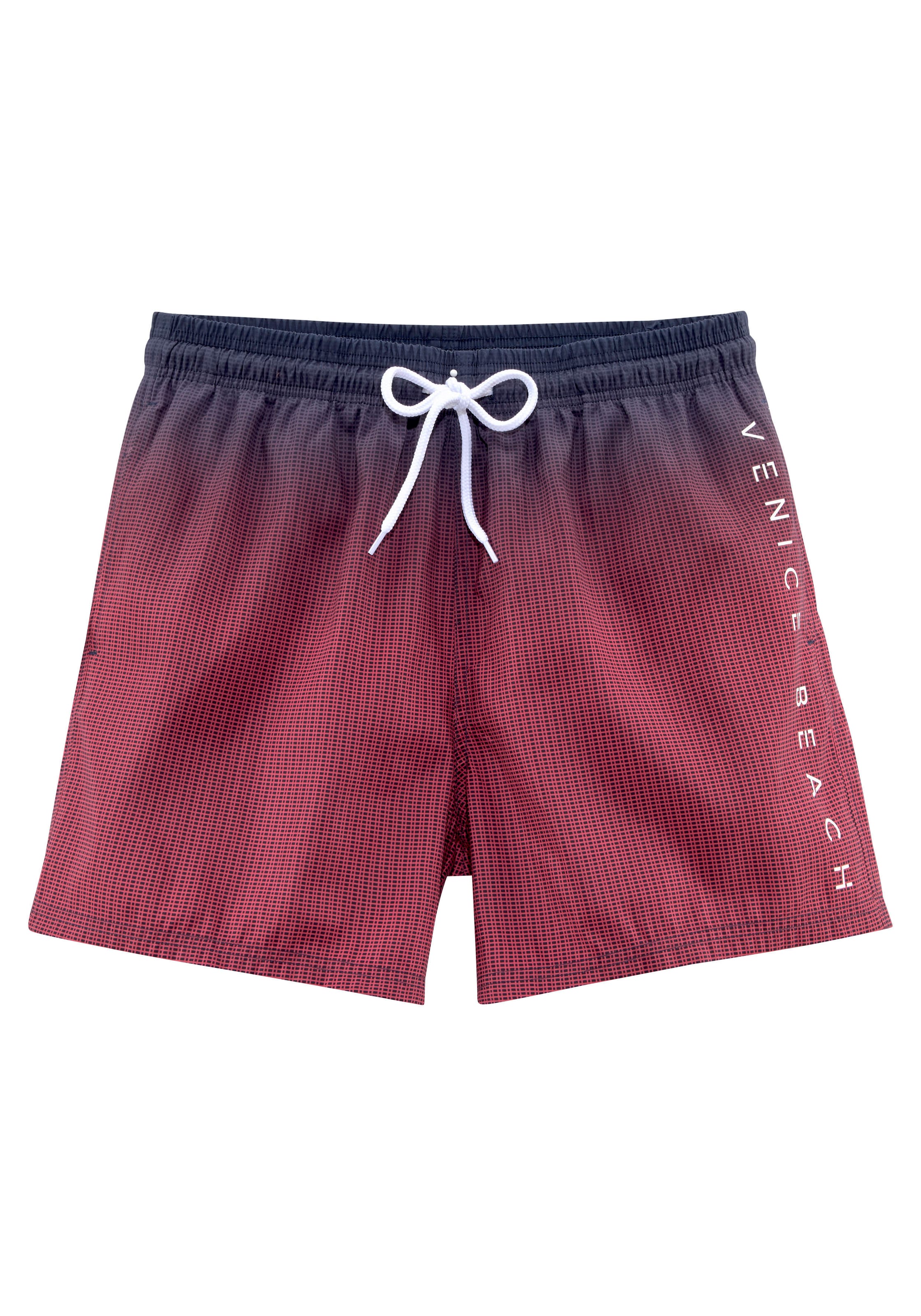VENICE BEACH Board Shorts 'Venice Beach' in Red: front