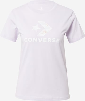 CONVERSE Shirt in Lila: voorkant