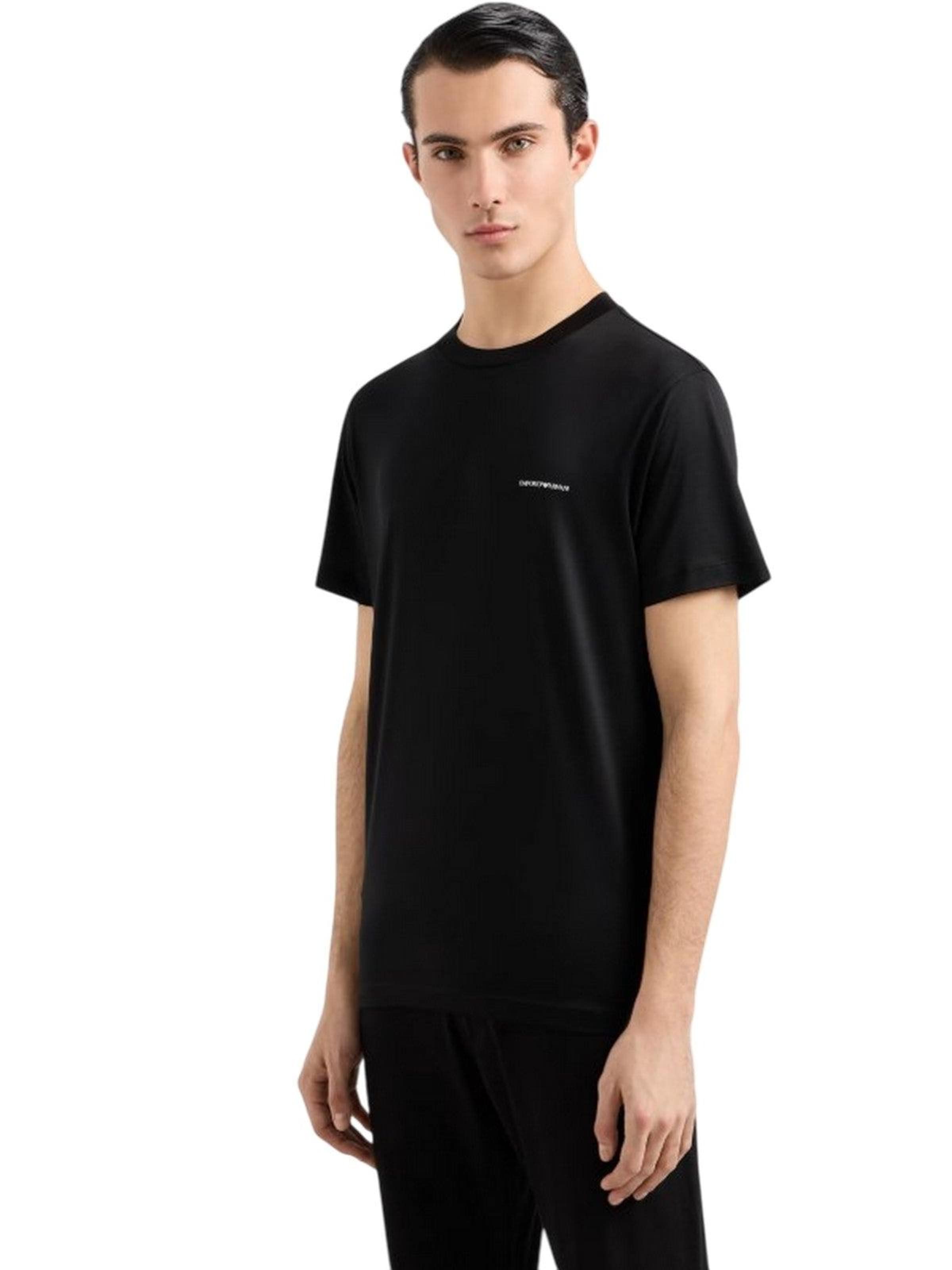 Emporio Armani - Camiseta térmica en negro